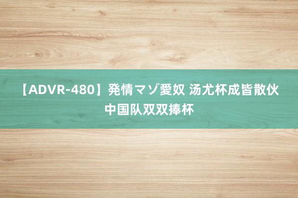 【ADVR-480】発情マゾ愛奴 汤尤杯成皆散伙 中国队双双捧杯